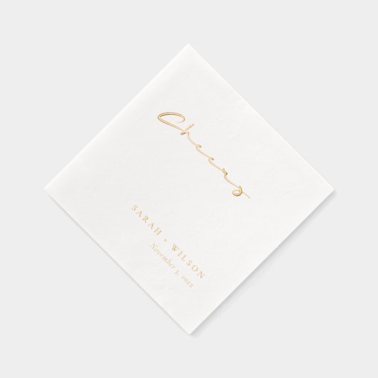 Topographie minimale simple et élégante Mariage (Droite)