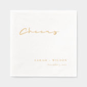 Topographie minimale simple et élégante Mariage (Recto)