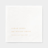 Topographie minimale simple et élégante Mariage pe (Recto)