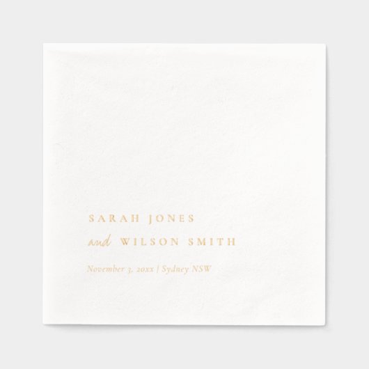 Topographie minimale simple et élégante Mariage pe (Recto)