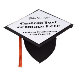 Toppe de capuchon de graduation personnalisée, mul