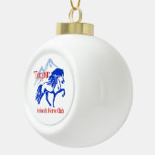 Toppur-versiering Keramische Bal Ornament (Rechts)