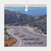 Tops de granit Auto Road Ornement en verre (Verso)