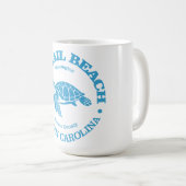 Topsail Beach (zeeen schildpad) Koffiemok (Voorkant rechts)