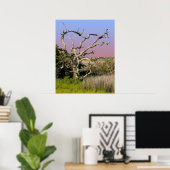 Topsail Island Beach Tree Poster (Thuiskantoor)