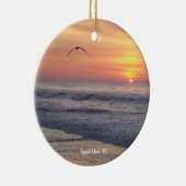 Topsail Island, NC Keramisch Ornament (Rechts)