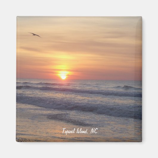 Topsail Island NC Magneet (Voorkant)