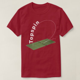 Topspin Tennisbaan T-shirt