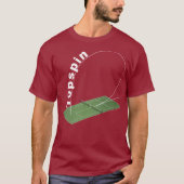 Topspin Tennisbaan T-shirt (Voorkant)