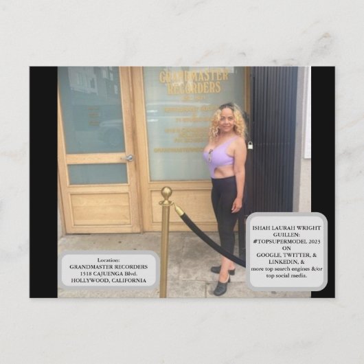 #TOPSUPERMODEL2023 BRIEFKAART (Voorkant)