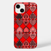 Topsy Turvy Hearts Case-Mate iPhone Case (Achterkant)