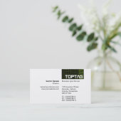 TopTag v2 - Toonhoek - Groen Visitekaartje (Staand voorkant)