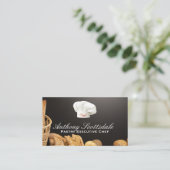 Toque | Carte de visite Arrière - plan de pain cui (Debout devant)