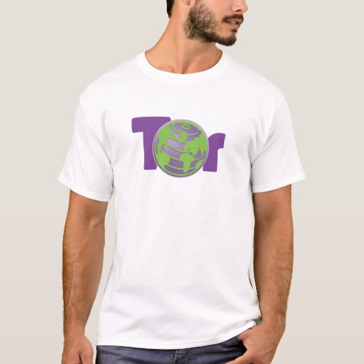 TOR-browser - Anonymiteitsnetwerk T-shirt (Voorkant)