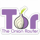 Tor - de Router van de Ui Sticker (Voorkant)