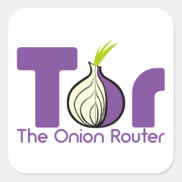 Tor - de Router van de Ui Vierkante Sticker