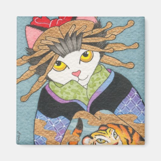 Tora Oiran Magnet Magneet (Voorkant)