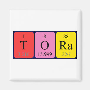 Tora periodieke table name magnet magneet