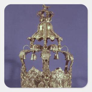 Torah Crown Vierkante Sticker
