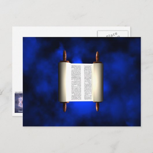 Torah Light Briefkaart (Voorkant / Achterkant)
