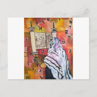 Torah Reading Briefkaart