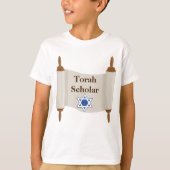 Torah Scholar Scroll thème T-shirt (Devant)