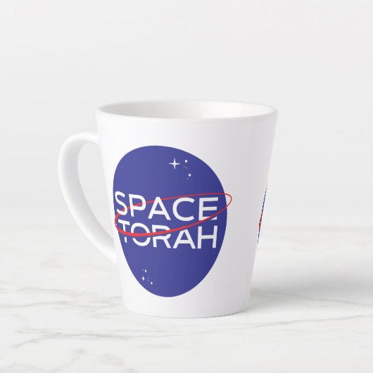 Torah spatiale - Latte Mug (Angle gauche)