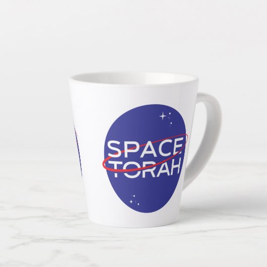 Torah spatiale - Latte Mug (Angle droit)