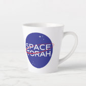 Torah spatiale - Latte Mug (Droite)