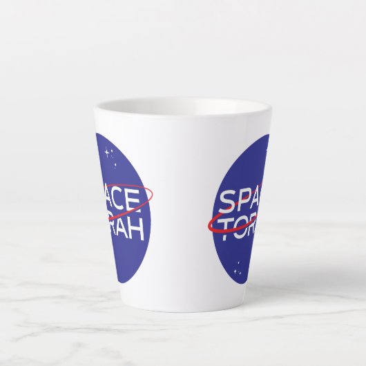 Torah spatiale - Latte Mug (Devant)