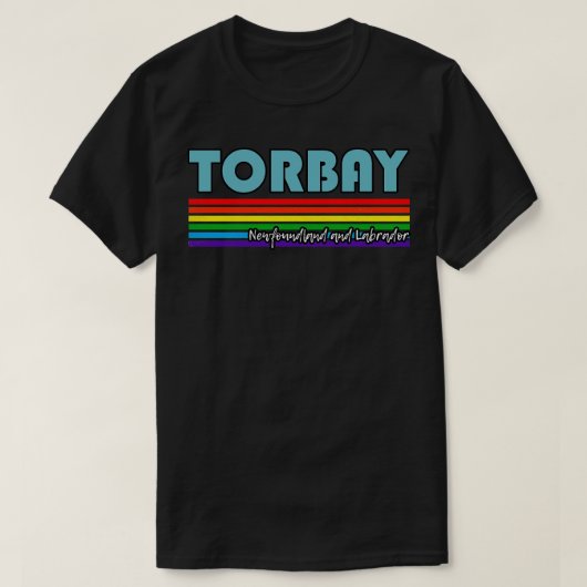 Torbay Newfoundland en Labrador Pride Torbay LGB T-shirt (Design voorkant)