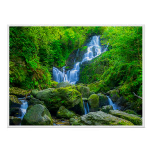 Torc-watervalposter Killarney Park Ierland Perfect Poster