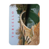 Torcello Devil's Bridge uitzicht koelkastmagneet Magneet (Verticaal)