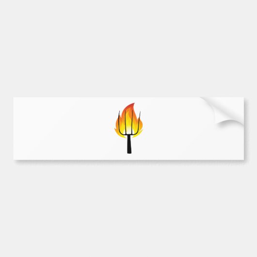 Torch en Pitchfork Bumpersticker (Voorkant)