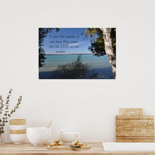 Torch Lake, MI Inspiration Poster (Cuisine)