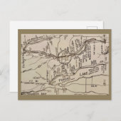 Torch Lake Michigan Vintage Kaart (Voorkant / Achterkant)