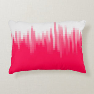 Torch Red en White Accent Kussen