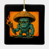 Torch & Temper – Mushroom Beast Design Keramisch Ornament (Achterkant)