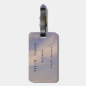 Torch Tower in Doha Bagagelabel (Achterkant verticaal)