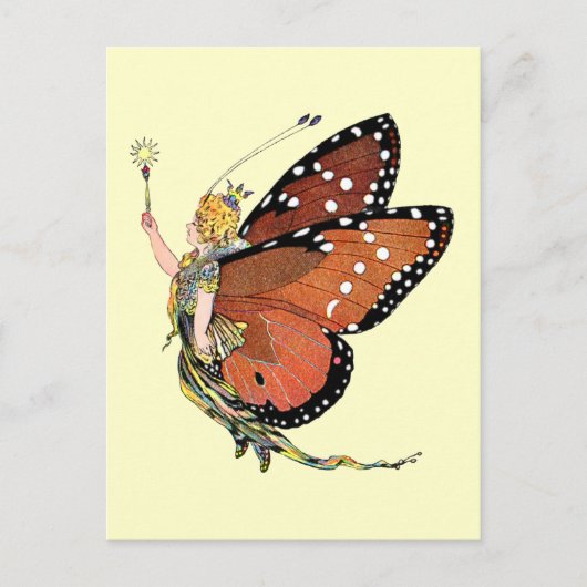 Torchading Pixie Fairy Briefkaart (Voorkant)