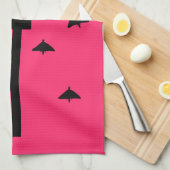 Torchère et papillons de nuit Serviette de cuisine (Quart Plié)