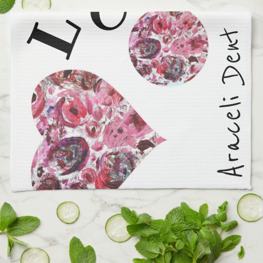 Torchon 40,6 cm x 61 cm Passionné (Plié)