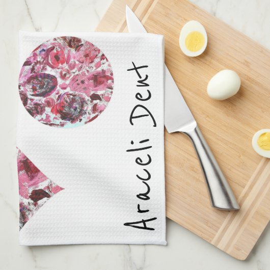 Torchon 40,6 cm x 61 cm Passionné (Quart Plié)