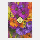 Torchon à main en fleurs lumineuses Monogram (Vertical)