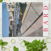 Torchon à thé du lac de Garde de Bardolino (Plié)