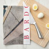 Torchon à thé du lac de Garde de Bardolino (Quart Plié)