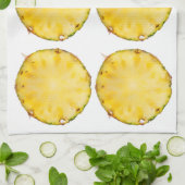 Torchon à thé - Tranche d'ananas (Plié)