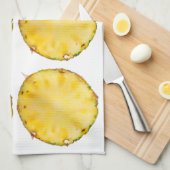 Torchon à thé - Tranche d'ananas (Quart Plié)