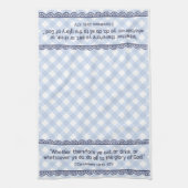 Torchon Bible Verse - I Corinthians 10:31 KJV (Vertical)