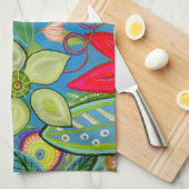 Torchon bleu ciel jour (Quart Plié)